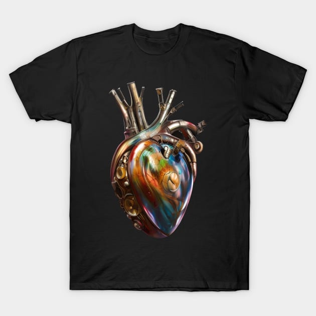 Heart Machine T-Shirt by ArtDesignHD